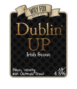 Dublin up irish stout pump clip