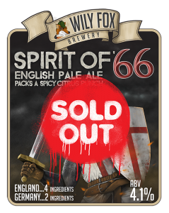 Spirit of 66' English Pale Ale by The Wily Fox Brewery