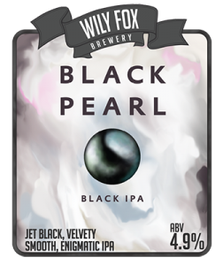 Black Pearl IPA Pump Clip Design