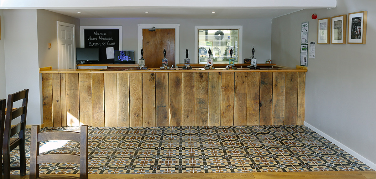 The Wily Fox Brewery purpose made rustic bar